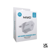 Picture of Mako Mako 20W UK Mains Charger for USB-C in White